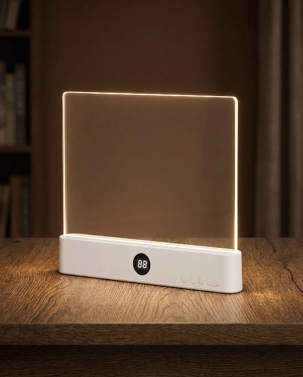 Svítící LED panel na čtení